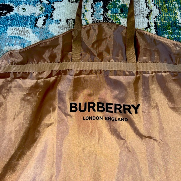 Burberry Nylon Full Zip Clothing Garment Bag in Khaki 43”x24” Mint - Picture 1 of 4